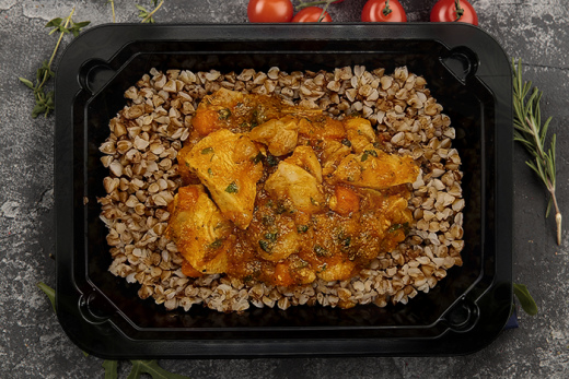 Чахохбили из курицы с гречкой, 350г